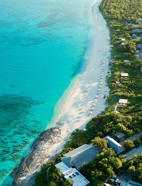 The beaches in Turks and Caicos
