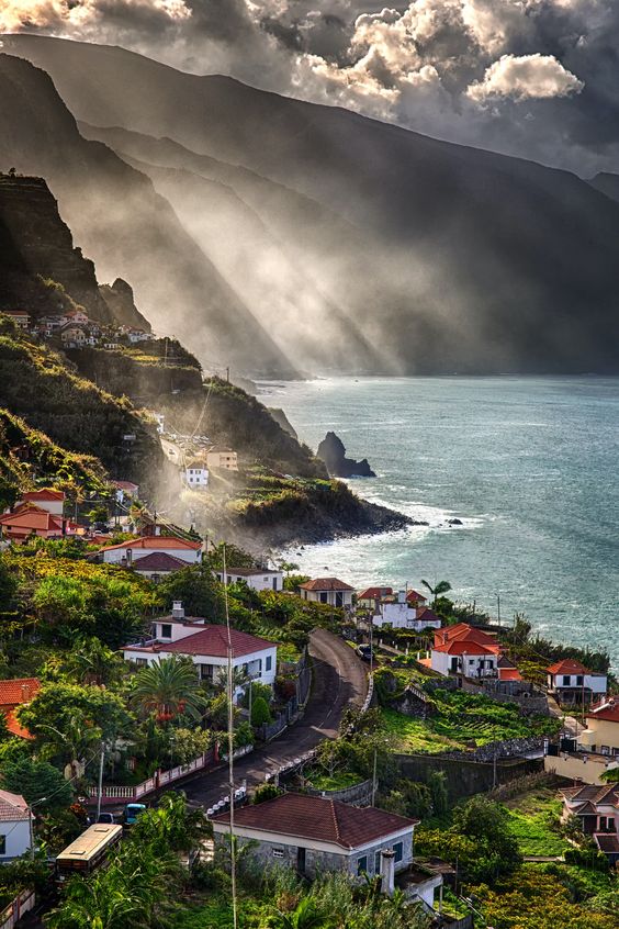 The Azores coastline